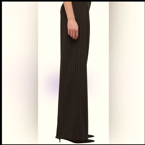 Jules & Leopold Stripped tailored Sloane High rise lwide leg dress pants Sz L - Picture 13 of 13